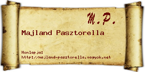 Majland Pasztorella névjegykártya